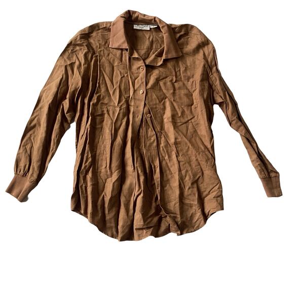 Adam Douglass Linen/Cotton Blend Button Down - Picture 3 of 5